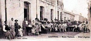 1902- Lourmel - Route Nationale - Boulangerie et Hotel Algerien2